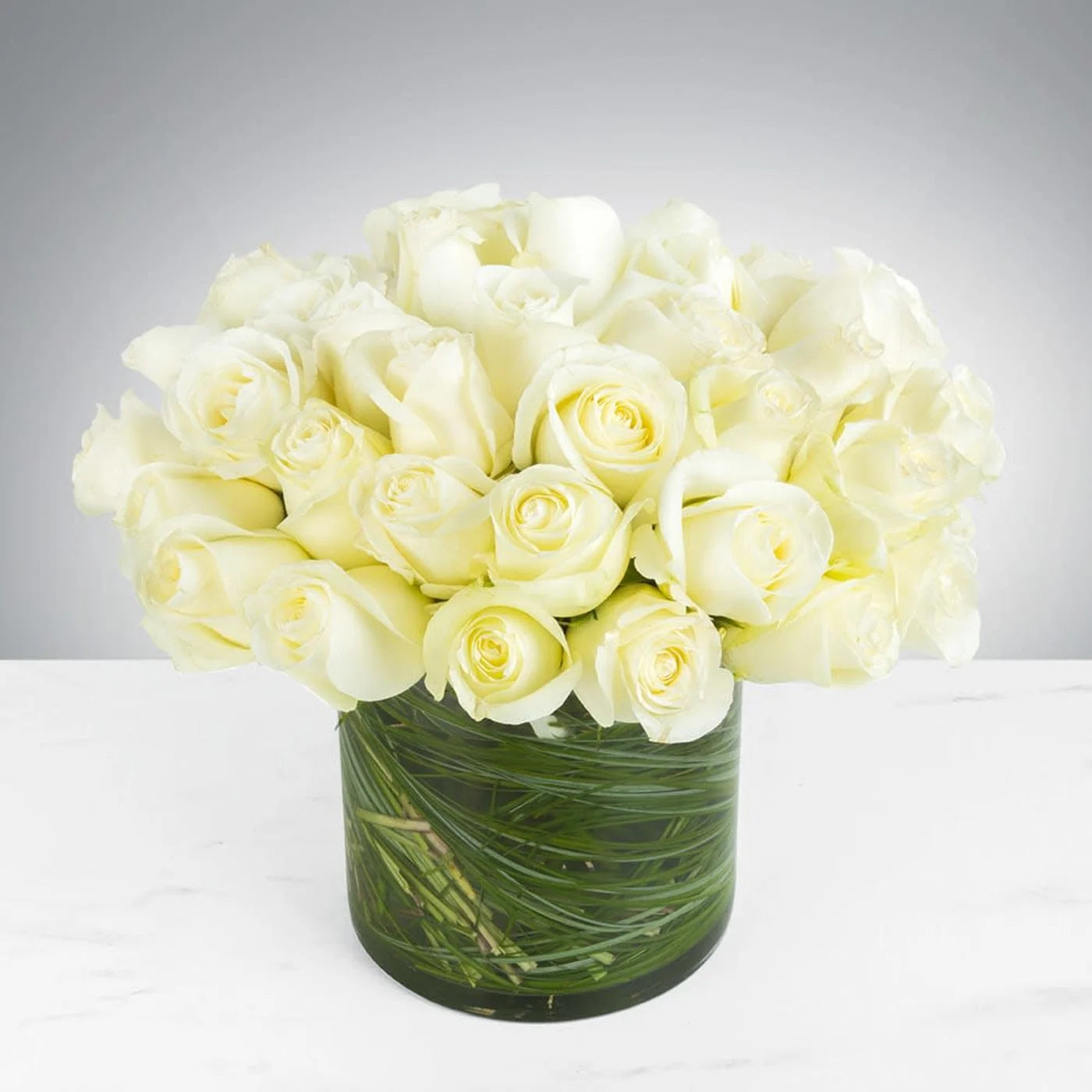 3 Dozen White Roses