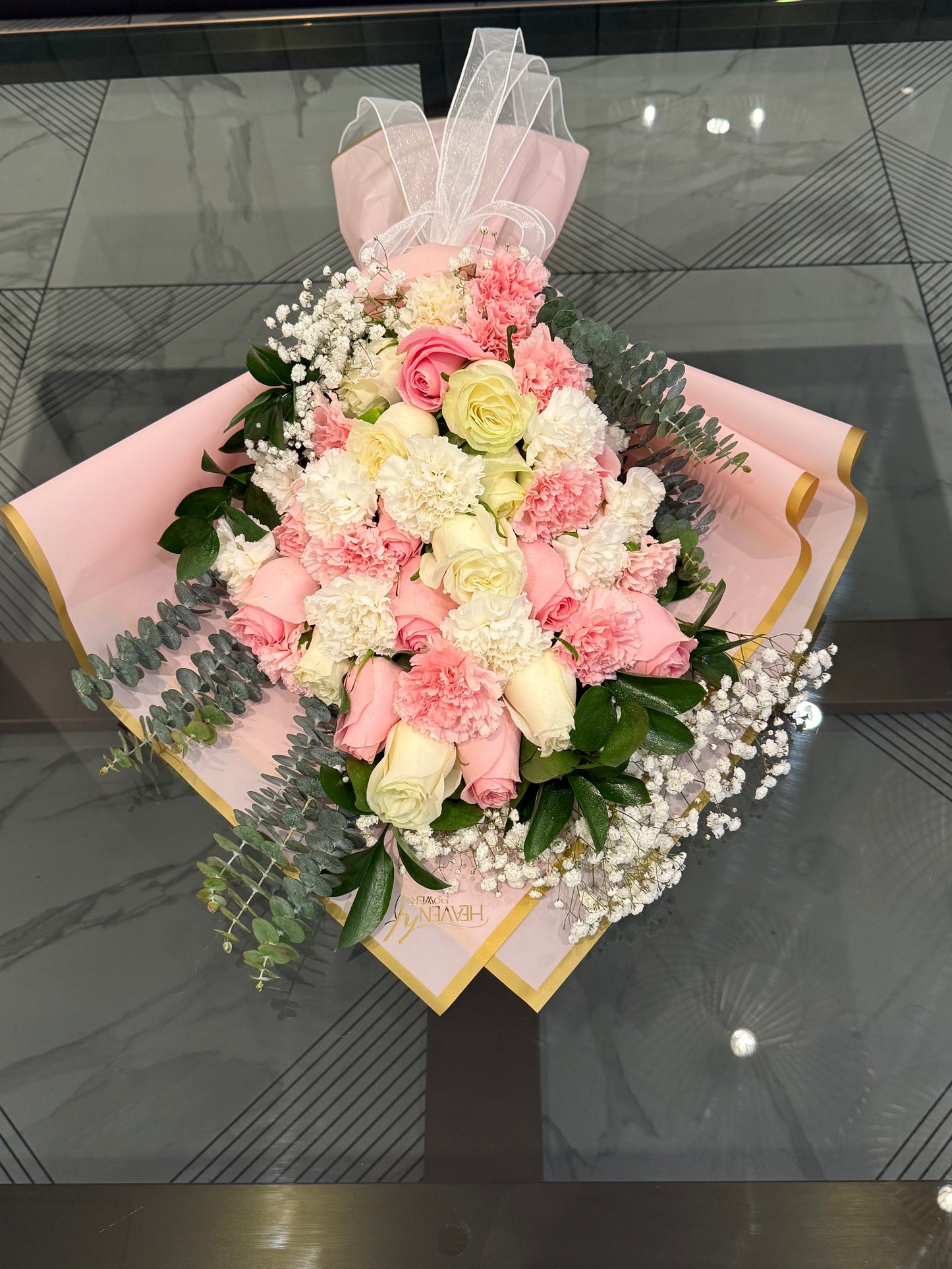 Exclusive Pink and White