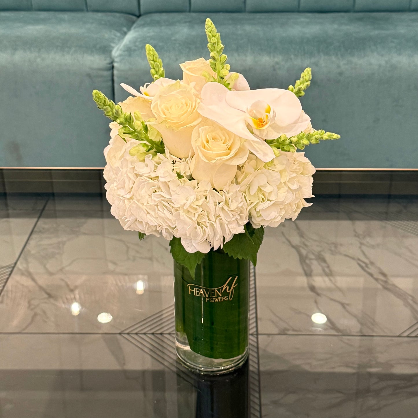 Orchids - Roses in a Vase