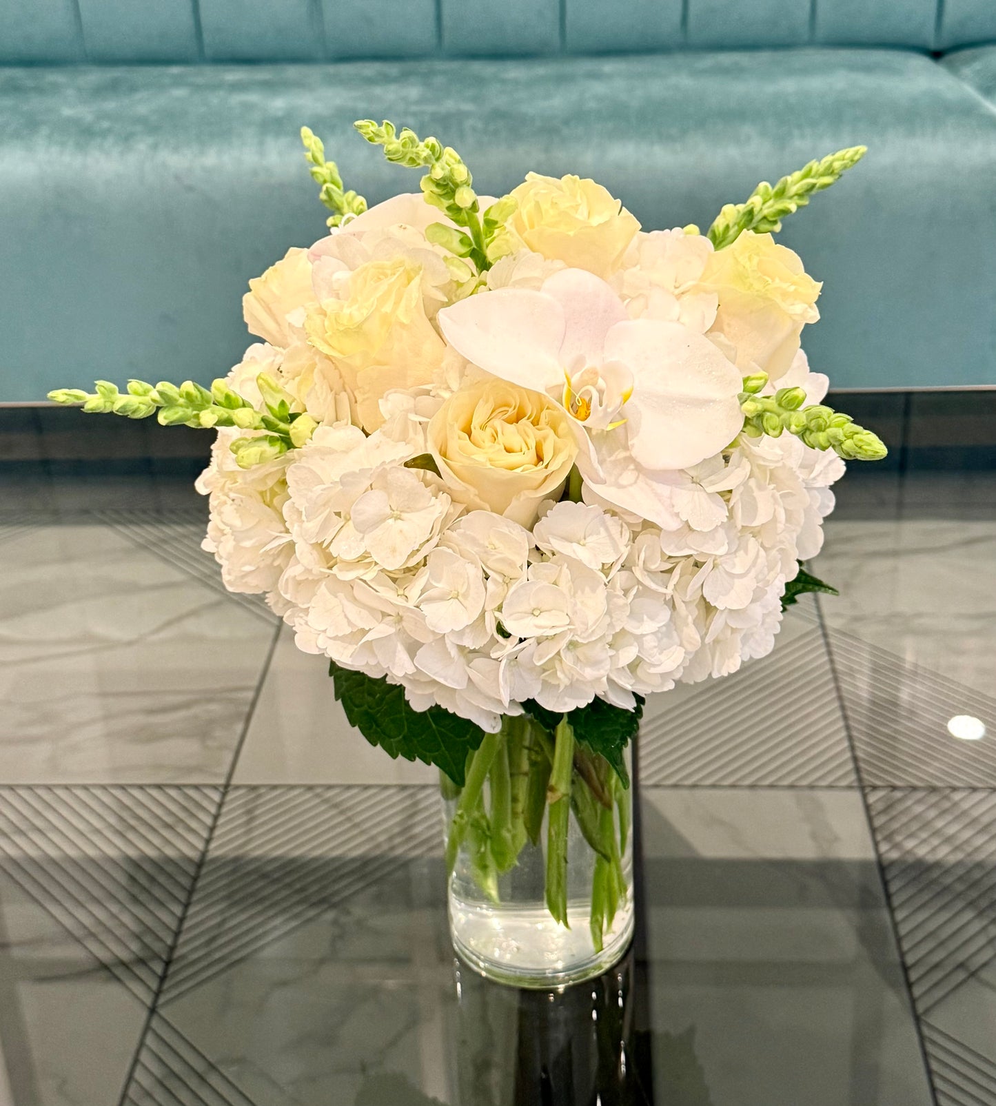 Orchids - Roses in a Vase