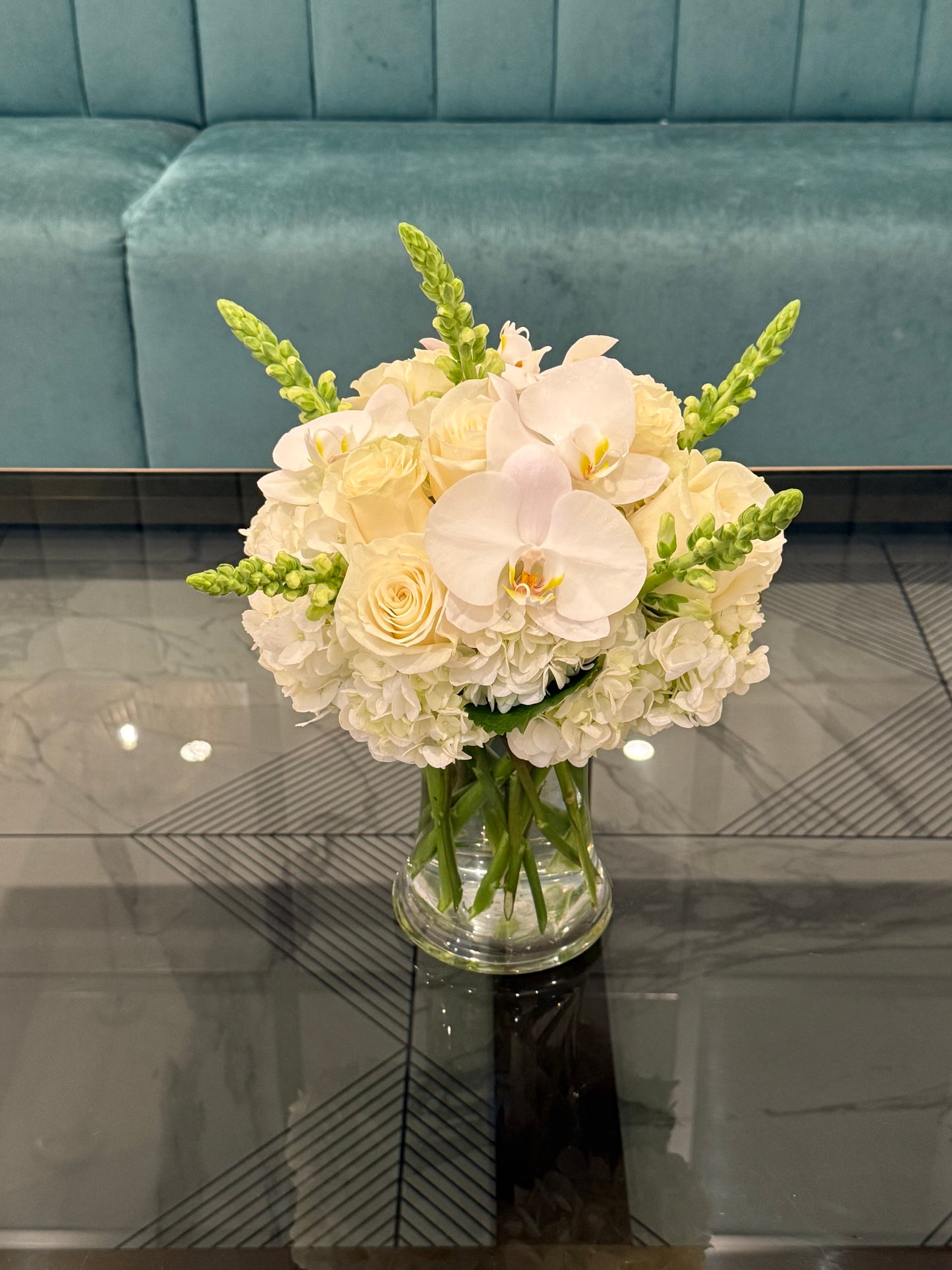 Orchids - Roses in a Vase