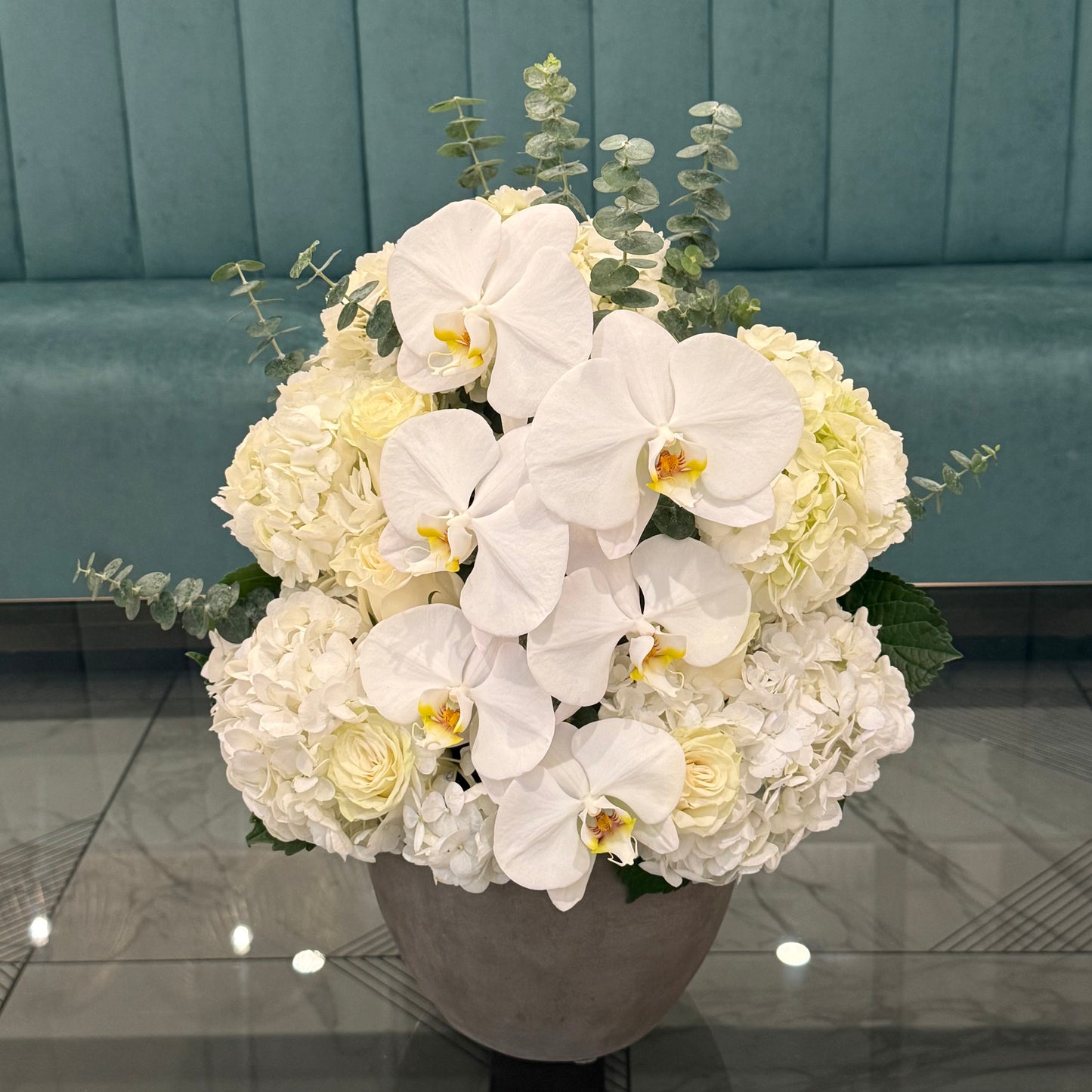 Orchid Hydrangeas Modern Design
