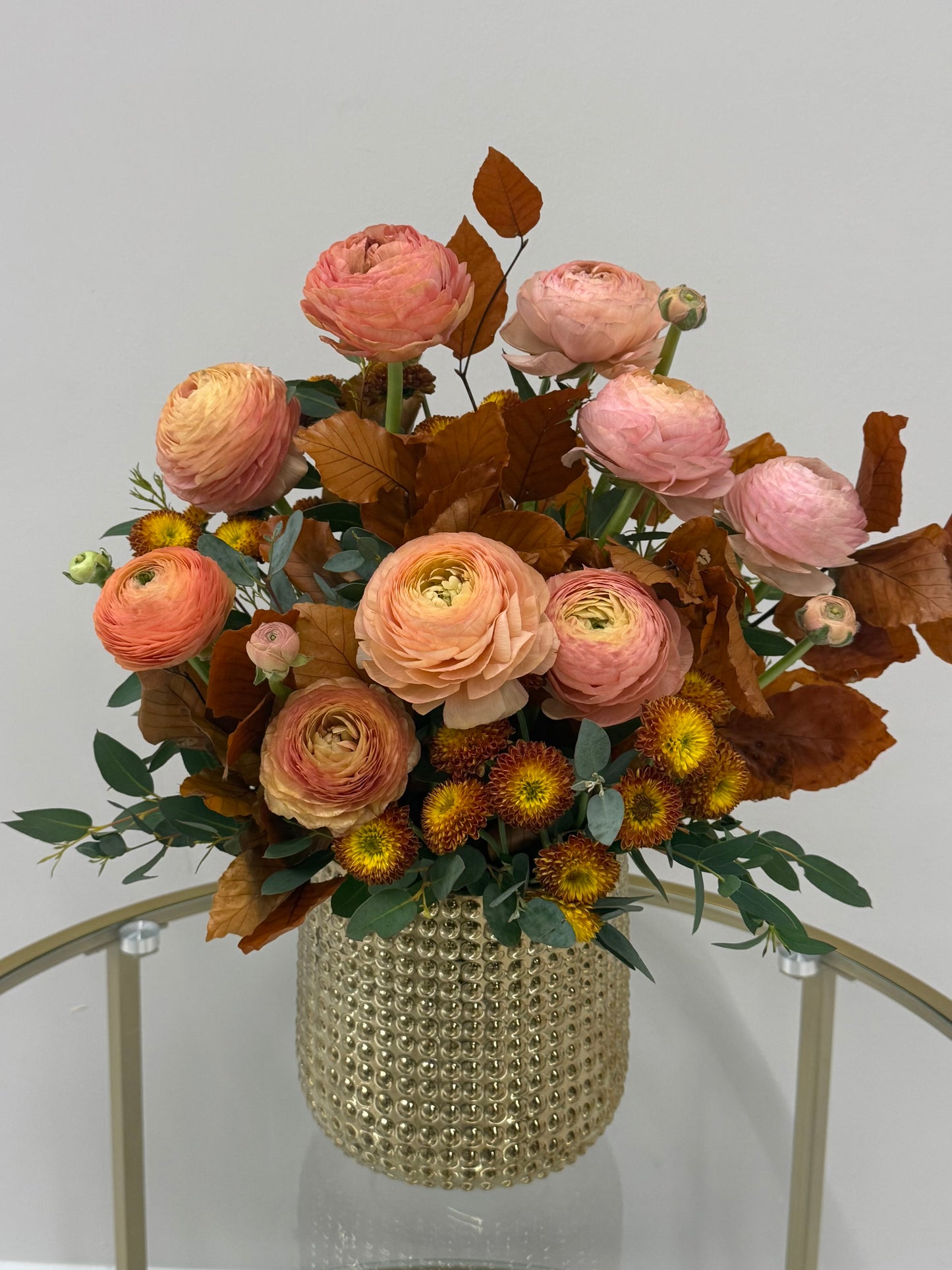 Golden Peach Harvest Bouquet