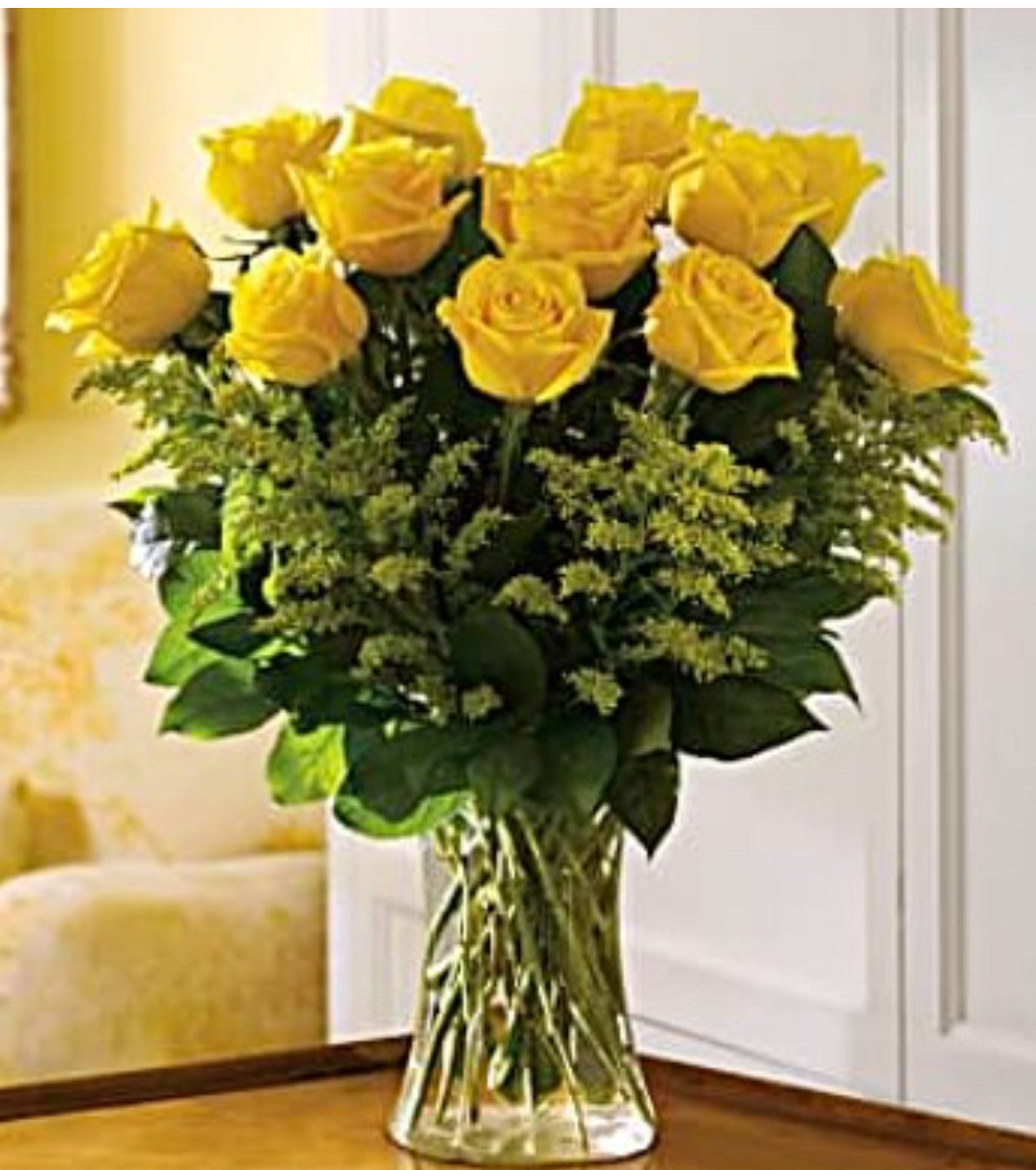 1 Dozen Yellow Roses – Heaven Flowers Miami