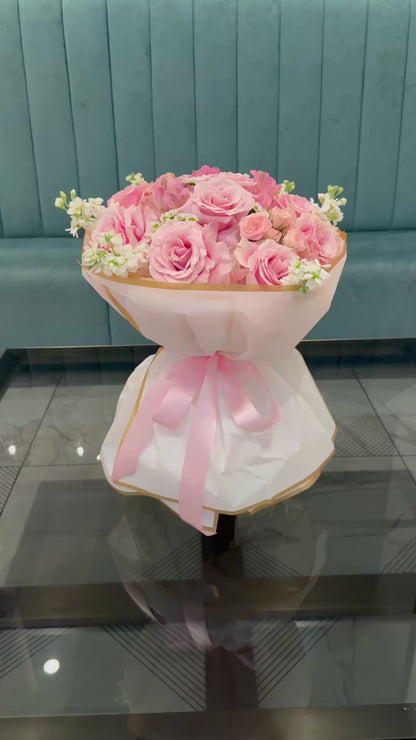Blush Elegance Premium Bouquet