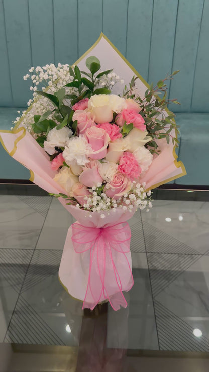 Exclusive Pink and White