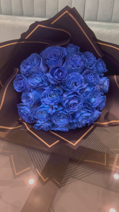 Father’s Day 25 Blue Premium Roses