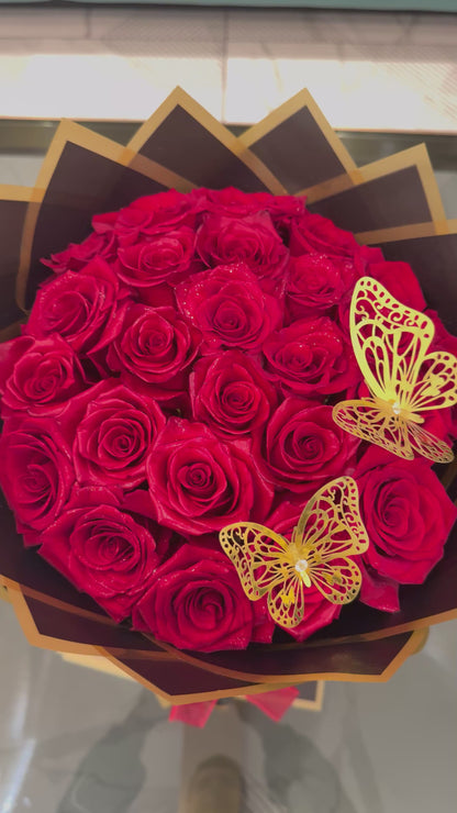 VALENTINEs STOCK SALE - 25 Premium Roses