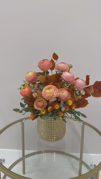 Golden Peach Harvest Bouquet