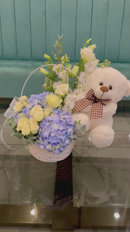 Sweet Baby Boy Bloom Basket